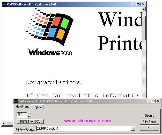 EMF Viewer Screenshot